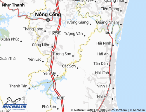 MICHELIN-Landkarte Tượng Sơn - ViaMichelin