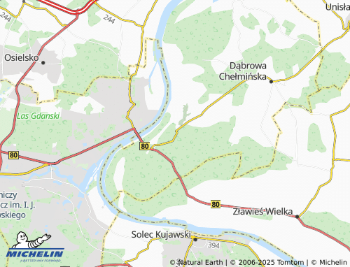 MICHELIN Ostromecko map - ViaMichelin