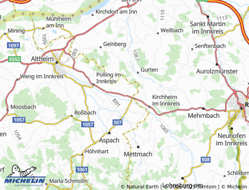 MICHELIN Ornading map - ViaMichelin