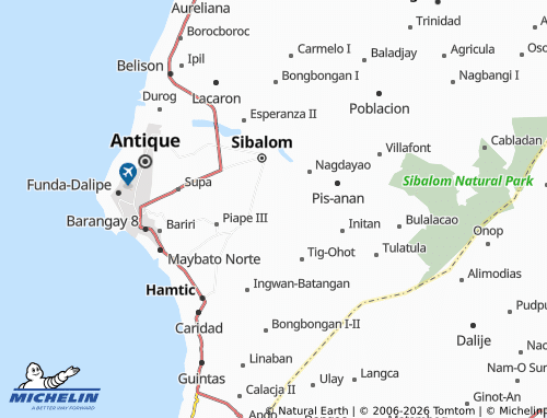MICHELIN Insarayan map - ViaMichelin