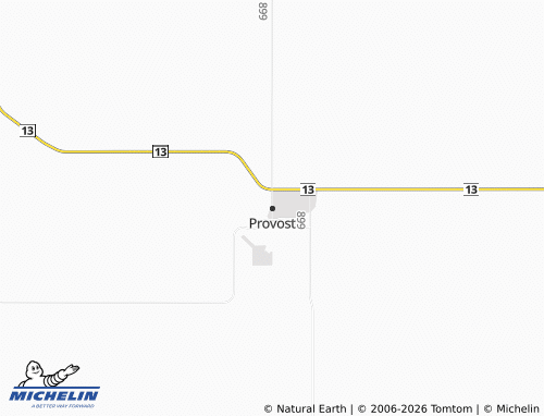 Carte MICHELIN Provost - ViaMichelin