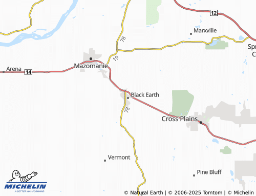 MICHELIN Black Earth map - ViaMichelin