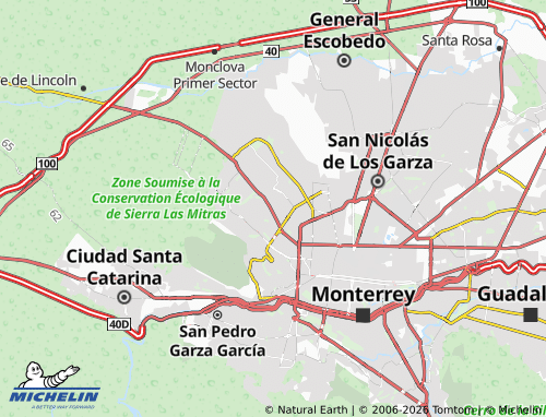 MICHELIN Ampliación San Jorge map - ViaMichelin