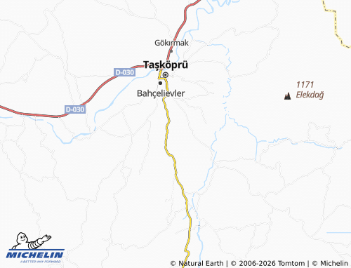 MICHELIN Tepedelik map - ViaMichelin
