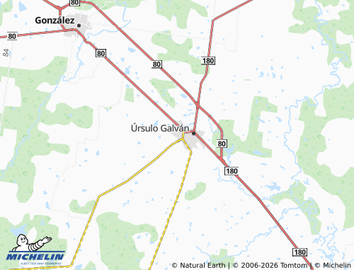 Mappa MICHELIN Tamaulipas - ViaMichelin