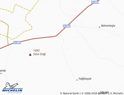 MICHELIN Karadona map - ViaMichelin