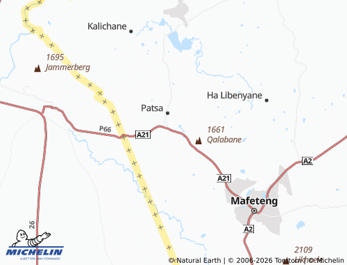 MICHELIN-Landkarte Nyapholing - ViaMichelin