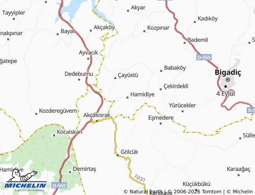 Mapa MICHELIN Hamidiye - ViaMichelin