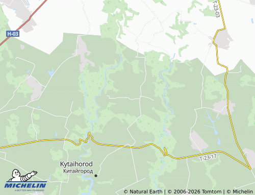 MICHELIN Dereviane map - ViaMichelin