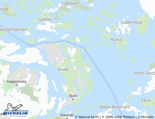 Carte MICHELIN Kanholmsvik - ViaMichelin