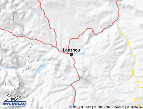 Mappa MICHELIN Gānsù - ViaMichelin