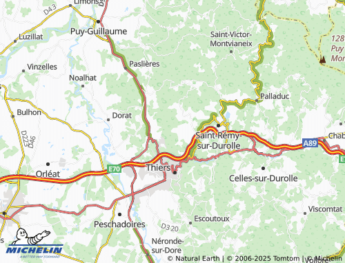 MICHELIN Gosson map - ViaMichelin