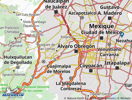 MICHELIN Lomas Altas map - ViaMichelin