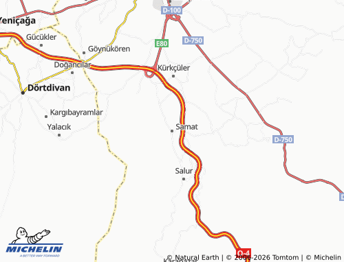Carte MICHELIN Samat - ViaMichelin