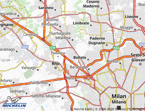 Carte MICHELIN Arese - ViaMichelin