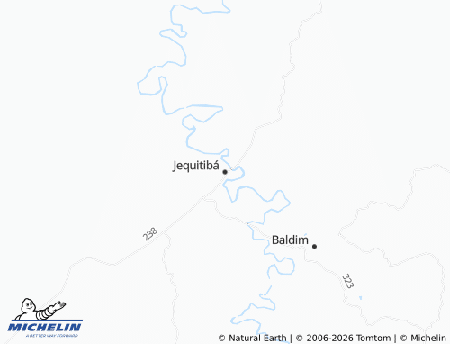 Carte MICHELIN Jequitibá - ViaMichelin