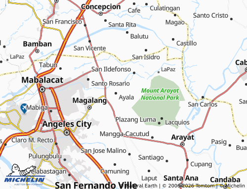 MICHELIN San Nicolas 2nd map - ViaMichelin