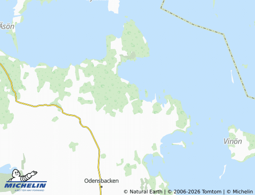 MICHELIN Täbyfallen map - ViaMichelin