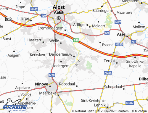 Mappa MICHELIN Denderleeuw - ViaMichelin