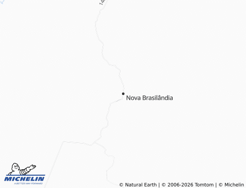 Mapa MICHELIN Nova Brasilândia - ViaMichelin