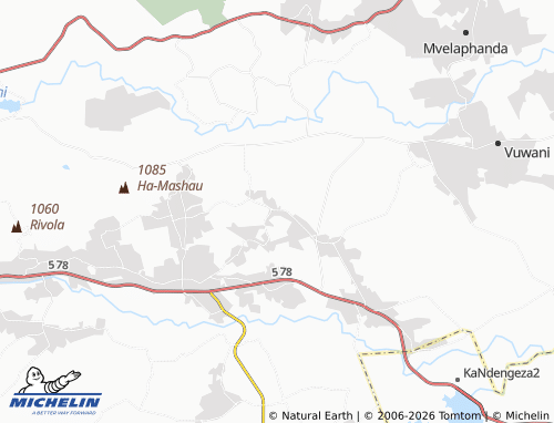 Carte MICHELIN Mathothwe - ViaMichelin