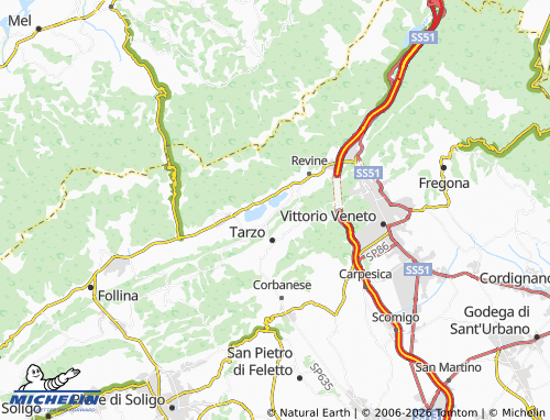 Kaart MICHELIN Colmaggiore - ViaMichelin