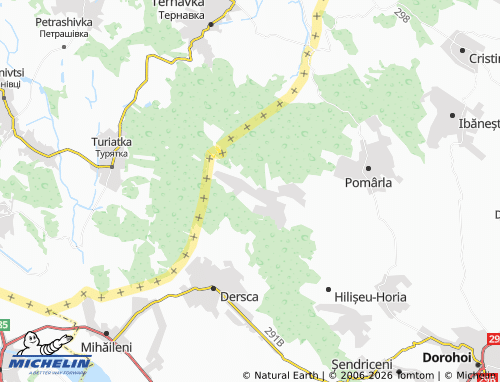 MICHELIN Hilișeu-Crișan map - ViaMichelin