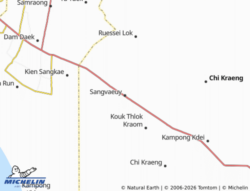 Mapa MICHELIN Sangvaeuy - ViaMichelin