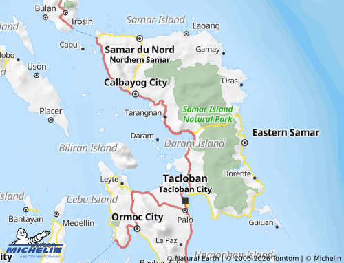 MICHELIN Western Samar map - ViaMichelin