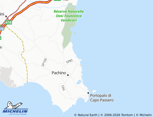 MICHELIN Fondo Morte map - ViaMichelin