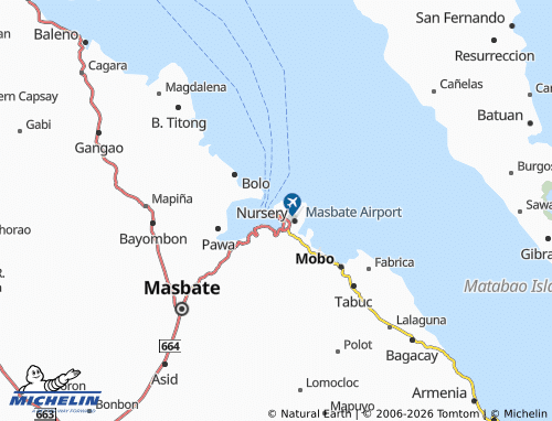 MICHELIN Bagumbayan map - ViaMichelin