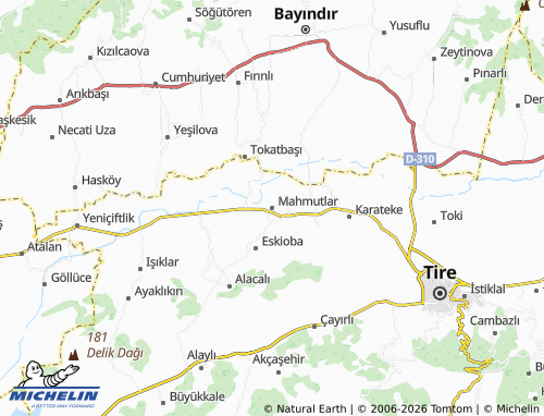 MICHELIN Mahmutlar map - ViaMichelin
