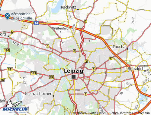MICHELIN Gohlis-Mitte map - ViaMichelin