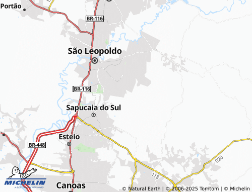 MICHELIN Fazenda São Borja map - ViaMichelin