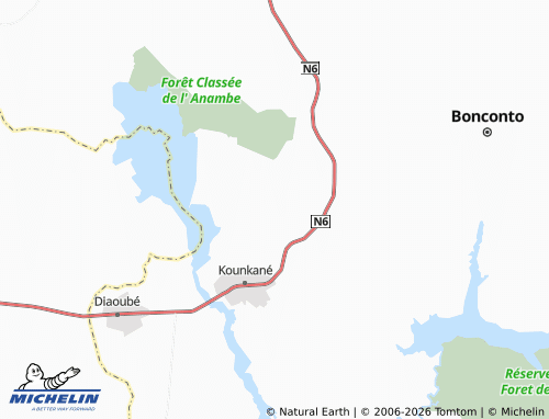 Mapa MICHELIN Goumbo - ViaMichelin