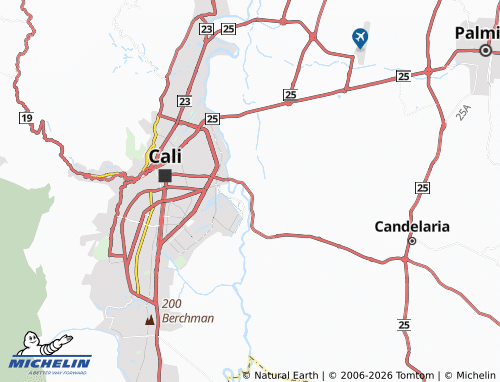MICHELIN Juanchito map - ViaMichelin