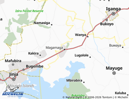 Mapa MICHELIN Magamaga - ViaMichelin