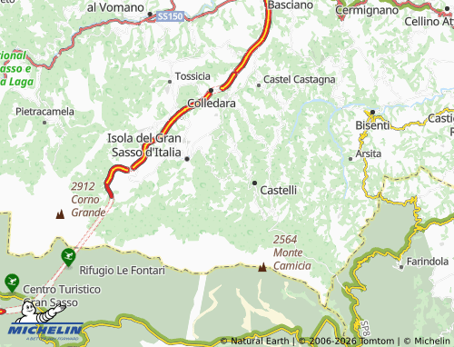 MICHELIN San Massimo map - ViaMichelin