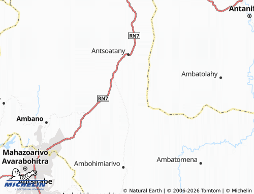 Mapa MICHELIN Tsaravara - ViaMichelin