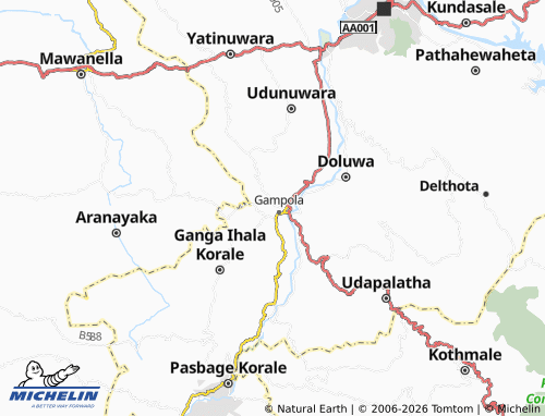 MICHELIN Keerapane map - ViaMichelin