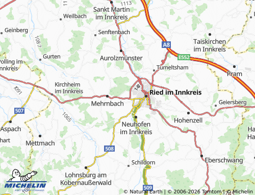 MICHELIN Aubachberg map - ViaMichelin