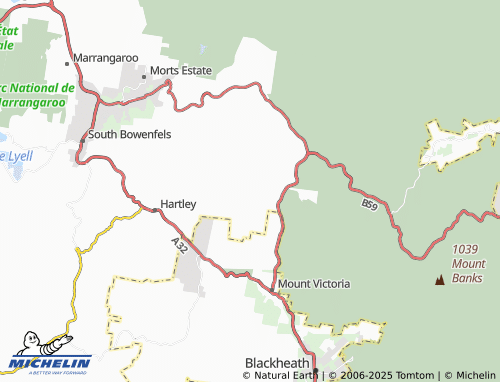 MICHELIN Hartley Vale map - ViaMichelin