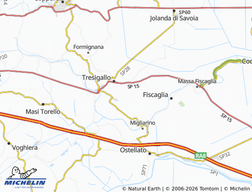 MICHELIN Roncodigà map - ViaMichelin