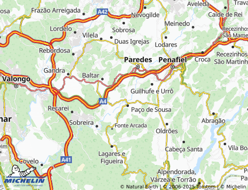 Carte MICHELIN Cete - ViaMichelin