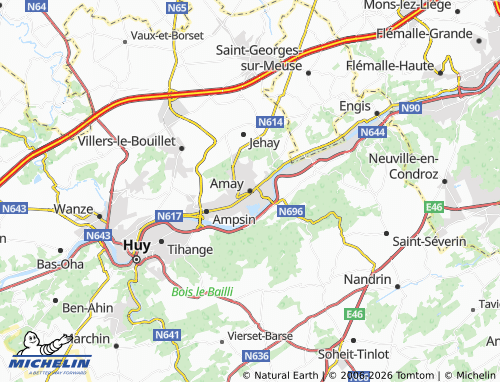 MICHELIN Amay map - ViaMichelin