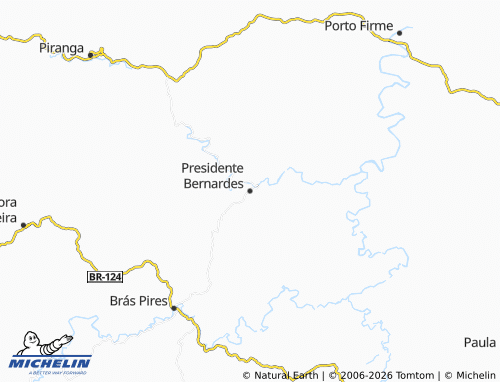 Mappa MICHELIN Presidente Bernardes - ViaMichelin