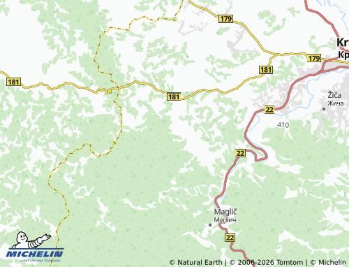 Mapa MICHELIN Lopatnica - ViaMichelin