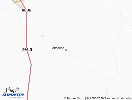 MICHELIN Lamarão map - ViaMichelin