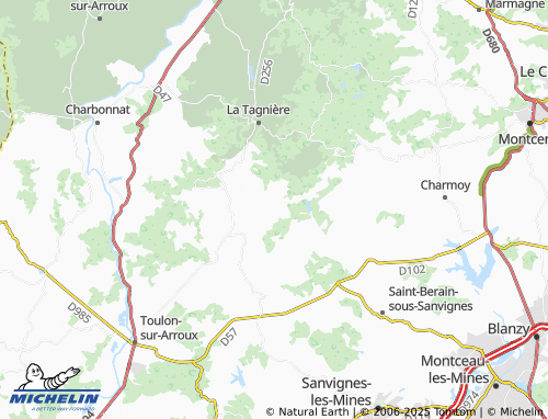 MICHELIN Fresse map - ViaMichelin