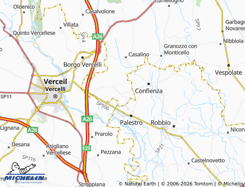 Mapa MICHELIN Vinzaglio - ViaMichelin